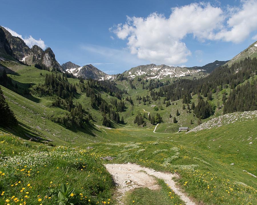 Jaun-Schwarzsee Hangebrucke Unterbach